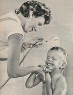 Retro reclame 1960 Daalderop jongetje onder de douche, Verzamelen, Retro, Verzenden, Overige typen