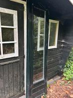 Tuindeuren van Meranti-hout 57,5cm x208cm, Ophalen, Minder dan 80 cm, 200 tot 215 cm, Hout