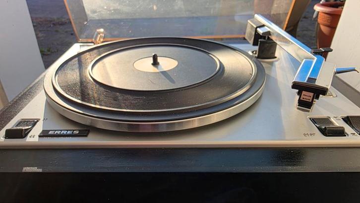 Erres 22ga427 platenspeler met GP400 element, Audio, Tv en Foto, Platenspelers, Gebruikt, Platenspeler, Philips, Automatisch, Ophalen