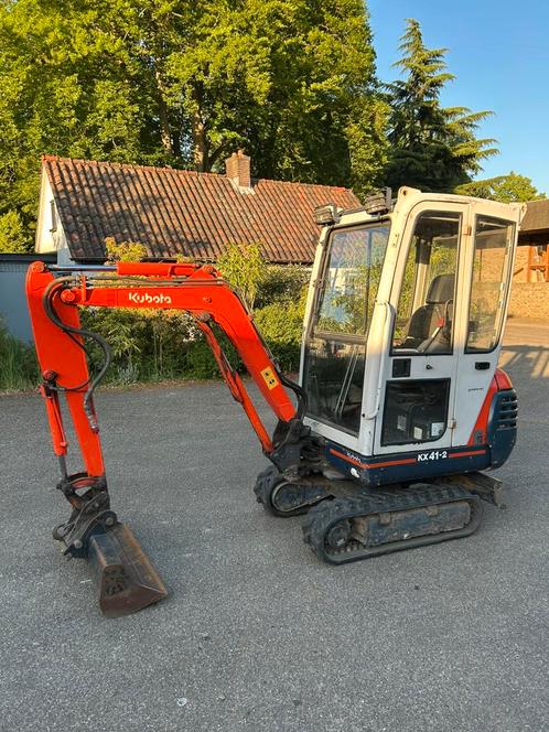 KUBOTA KX41-2 MINIKRAAN 1.6T 1999 MARGE, Zakelijke goederen, Machines en Bouw | Kranen en Graafmachines, Graafmachine, Ophalen