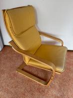 Vintage Ikea Poang Stoel - Klassieker uit de jaren '90, Huis en Inrichting, Fauteuils, Ophalen, Gebruikt, 75 tot 100 cm, 50 tot 75 cm