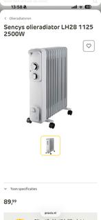 Sencys Oliegevulde Radiator 2500W - Nette Staat, Ophalen, 30 tot 80 cm, Radiator, Minder dan 60 cm