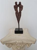 Brons beeld twee heren -Rene van Leeuwen, Antiek en Kunst, Ophalen of Verzenden, Brons