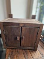 Superleuk oud klein (medicijn)kastje kan opgehangen worden, Ophalen, 25 tot 50 cm, Minder dan 50 cm