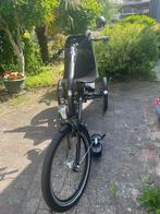 Huka zwarte elektrische driewielfiets, Fietsen en Brommers, Fietsen | Driewielfietsen, Ophalen, Zo goed als nieuw, Huka
