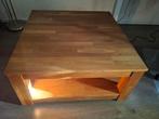 Houten salontafel, Huis en Inrichting, Tafels | Salontafels, Ophalen, 50 tot 100 cm, Vierkant, 50 tot 100 cm