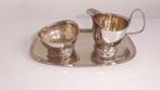 Roomstel, verzilverd, antiek op blaadje E, Antiek en Kunst, Antiek | Goud en Zilver, Ophalen of Verzenden, Zilver