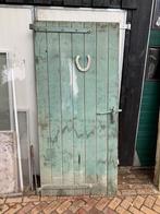 Oude Stal Deur met Hoefijzer, Ophalen, Gebruikt, 80 tot 100 cm, Buitendeur