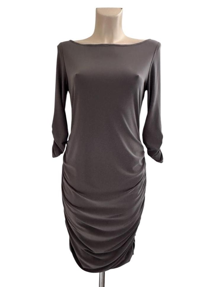 Joseph Ribkoff jurk S, Kleding | Dames, Jurken, Zo goed als nieuw, Maat 36 (S), Grijs, Knielengte, Ophalen of Verzenden