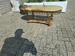 mooie   aparte  zeer oude marmer salontafel met  onderstel m, Huis en Inrichting, Tafels | Salontafels, Ophalen, 100 tot 150 cm