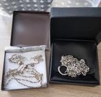 2 x ketting - 925 silver en 835 silver, Verzenden, Zo goed als nieuw, Zilver, Zilver