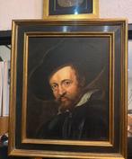 Prachtige 20e eeuw schilderij zelf portret Peter Paul Rubens, Ophalen of Verzenden