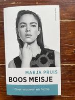 Marja Pruis Boos meisje Over vrouwen en frictie 2022, Boeken, Marja Pruis, Ophalen of Verzenden, Zo goed als nieuw, Nederland