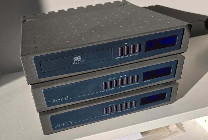 Quad 77 high end stereo set, Audio, Tv en Foto, Stereo-sets, Gebruikt, Cd-speler, Tuner of Radio, Overige merken, Ophalen