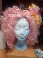 Roze Pietenpruik met Krullen, Ophalen of Verzenden, Nieuw, Kerstmis of Sinterklaas, Accessoires
