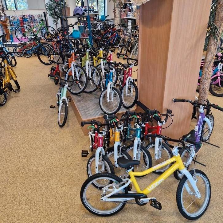 WOOM Kinderfietsen, Fietsen en Brommers, Fietsen | Kinderfietsjes, Zo goed als nieuw, Minder dan 16 inch, Ophalen of Verzenden