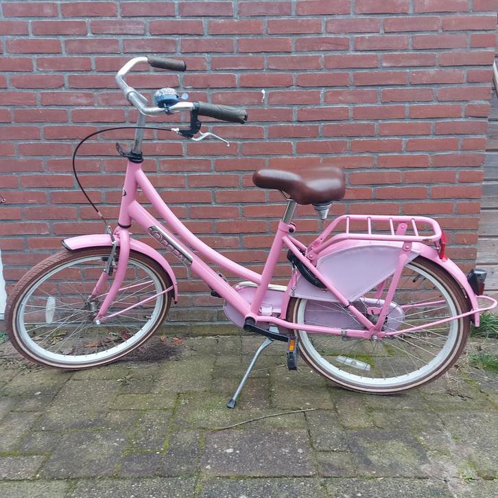 Popal meisjes fiets 22 inch, Fietsen en Brommers, Fietsen | Meisjes, Gebruikt, 22 inch, Handrem, Ophalen