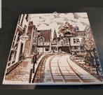 Antiek tegeltje Plateelbakkerij Schoonhoven Holland 15 x 15, Antiek en Kunst, Antiek | Wandborden en Tegels, Ophalen of Verzenden