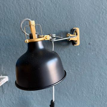 Zwarte Wandlamp / Hanglamp RANARP Ikea beschikbaar voor biedingen