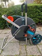 Gardena Slangenwagen met 20m Slang, Tuin en Terras, Tuinslangen, Ophalen of Verzenden, Nieuw, Tuinslanghaspel