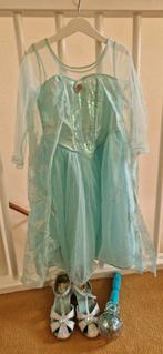 Elsa/Frozen verkleedjurk mt 122-128, Ophalen, Gebruikt, 122 t/m 128, Meisje