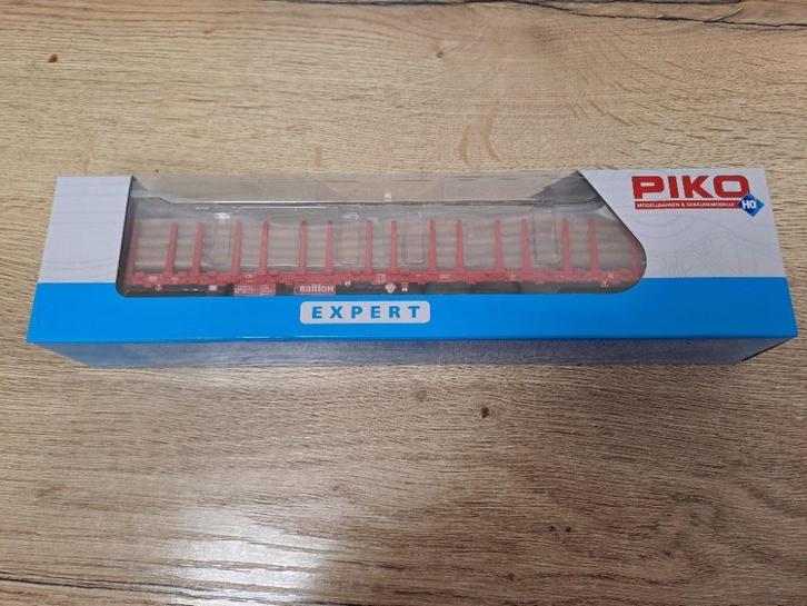 PIKO 72196 H0 Houtwagen met Houtlading, Hobby en Vrije tijd, Modeltreinen | H0, Nieuw, Wagon, Gelijkstroom of Wisselstroom, Piko