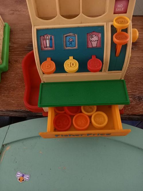 Fisher price oud speelgoed kassa, Kinderen en Baby's, Speelgoed | Fisher-Price, Zo goed als nieuw, Ophalen