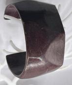 BRUIN/ ROODACHTIGE ARMBAND 8 cm breed lengte 19 cm, Ophalen of Verzenden, Zo goed als nieuw, Bruin