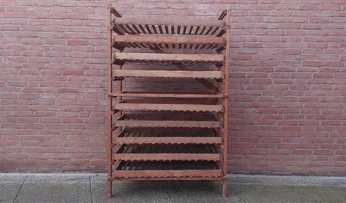 Vintage Frans Bakkersrek / Oud Houten Broodrek / Bakkerskar, Antiek en Kunst, Curiosa en Brocante, Ophalen
