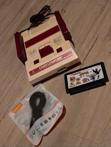 Nintendo Famicom with AV mod and 450-in-1 cartridge beschikbaar voor biedingen