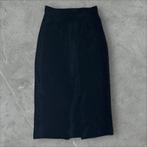 Farini Black Ribbed Pencil Midi Skirt EU 38, Kleding | Dames, Maat 38/40 (M), Zwart, Ophalen of Verzenden, Zo goed als nieuw