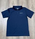 Als nieuw: donkerblauwe polo Columbia omni shade mt M (10-12, Columbia, Ophalen of Verzenden, Zo goed als nieuw, Shirt of Longsleeve