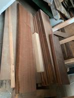 Hardhouten delen 14 stuks, Doe-het-zelf en Verbouw, Hout en Planken, Plank, Ophalen of Verzenden, Zo goed als nieuw, Overige houtsoorten