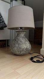 Mooie Kruiklamp met Linnen Kap, Ophalen of Verzenden, Gebruikt, Stof