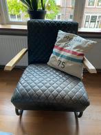 Edward Swing Leren Fauteuil, Ophalen, 75 tot 100 cm, 50 tot 75 cm, Gebruikt