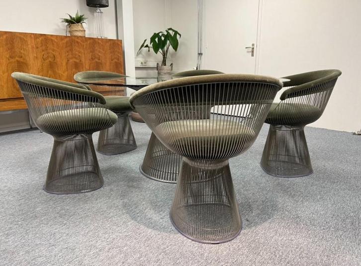 Originele Knoll International Dining set Warren Platner 2023, Huis en Inrichting, Tafels | Eettafels, Ophalen of Verzenden