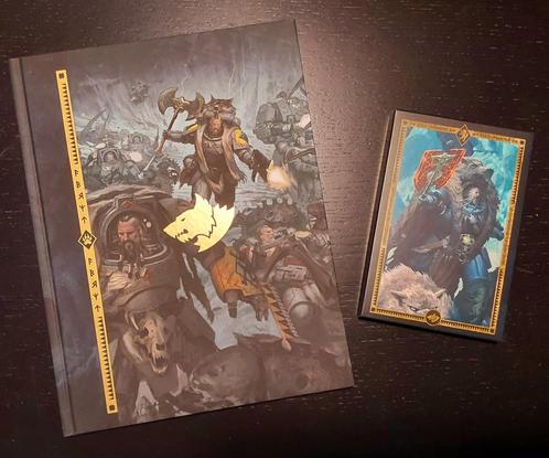 Limited ed. Space Wolves Codex Supplement & Datasheet cards, Hobby en Vrije tijd, Wargaming, Nieuw, Warhammer, Boek of Catalogus