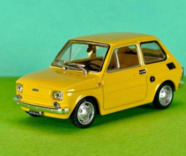 FIAT 126 1973 schaal 1/43 MICRO d'antan auto's # 67, Hobby en Vrije tijd, Modelauto's | 1:43, Nieuw, Auto, Overige merken, Verzenden