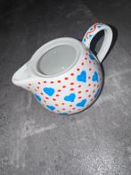 Melk en Suiker setje met hartjes, Keramiek, Overige typen, Ophalen of Verzenden, Zo goed als nieuw