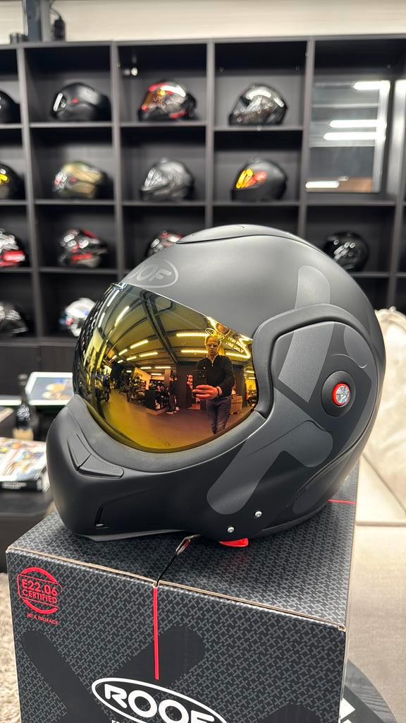Nieuwe ROOF Twin – Mat Zwart – Maat XS (54 cm), Motoren, Kleding | Motorhelmen, Jethelm, XS, Overige merken, Nieuw met kaartje