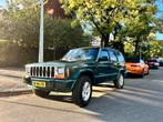 Jeep Cherokee 4.0 | 2WD | APK 10/2026 Groen/Beige, Auto's, Achterwielaandrijving, 2268 kg, Beige, Leder