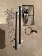 Ikea Grundtal set, Huis en Inrichting, Ophalen, Zo goed als nieuw, Grijs, Handdoekenrek