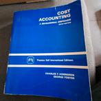 Cost accounting, Ophalen of Verzenden, Zo goed als nieuw, HBO