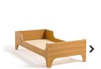 Eiken kinderbed met lattenbodem, Huis en Inrichting, Slaapkamer | Bedden, Ophalen, 90 cm, Eenpersoons, Zo goed als nieuw