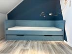 Eenpersoonsbed met lade / extra bed, Huis en Inrichting, Ophalen, 90 cm, Eenpersoons, Blauw