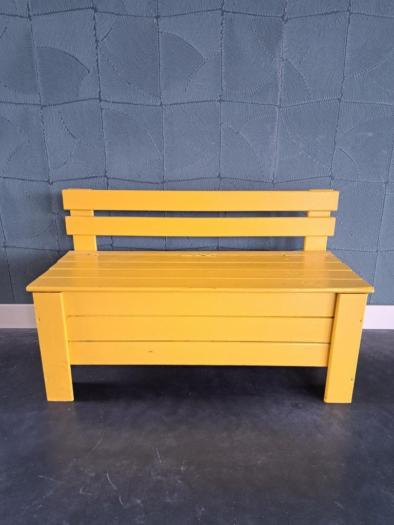 Kinderbankje met opbergruimte L80 x D32 xH 50, Ophalen, Gebruikt, Stoel(en)