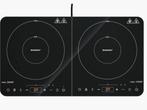 Silvercrest Dubbele Inductiekookplaat - 3500W, Witgoed en Apparatuur, Kookplaten, Ophalen, 3 kookzones of minder, Zo goed als nieuw