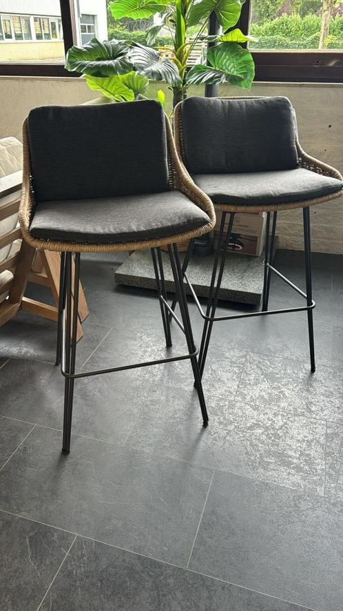 4 Seasons Outdoor | Bohemian barstoel, Tuin en Terras, Tuinstoelen, Zo goed als nieuw, Wicker, Ophalen of Verzenden