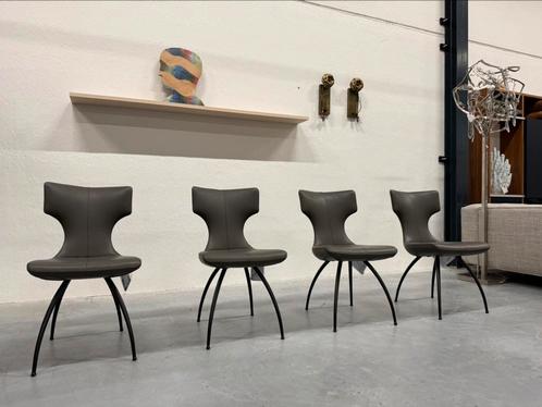 4 Nieuw Leolux Callas eetkamerstoel Senso Avocado stoel, Huis en Inrichting, Stoelen, Nieuw, Vier, Leer, Overige kleuren, Ophalen of Verzenden