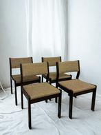 4x Vintage Mid Century Modern Eetkamerstoelen, Antiek en Kunst, Ophalen